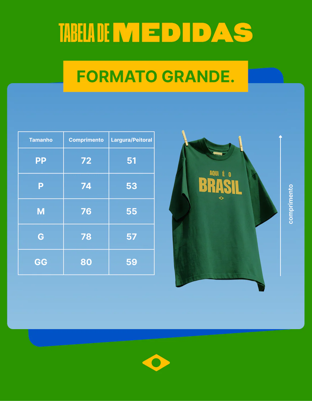 Camiseta - Aqui é o Brasil